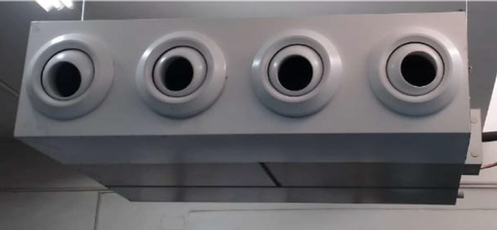 Duct able Unit With Eye ball Lines